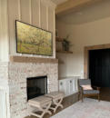 Mounting of flat screen tv over fireplace in Rogers AR.